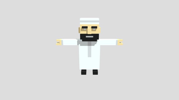 Muslim-male- Idle 3D Model