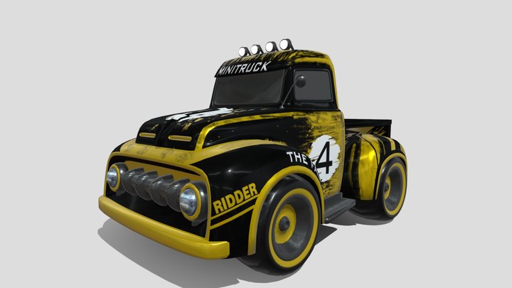 Chibi Truck_3D Model 3D Model