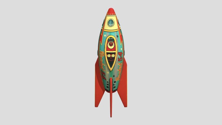 Rocket_toy_obj – Modello 3D gratuito STL