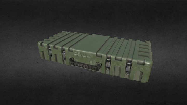 Military Chest 3D Model