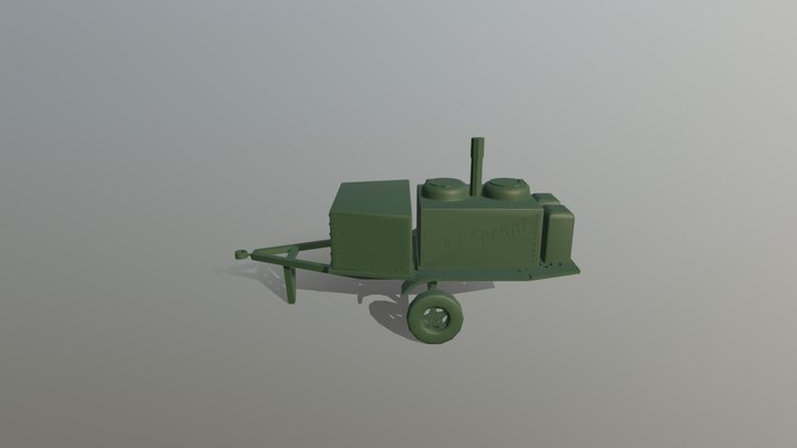 «Полевая кухня»      Ксения Сидорова, 6 класс 3D Model