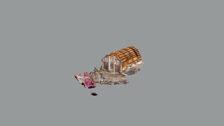 Mesopotamian Reed House 3D Model