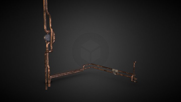 Copper pipe's - Marmok'a 3D Model
