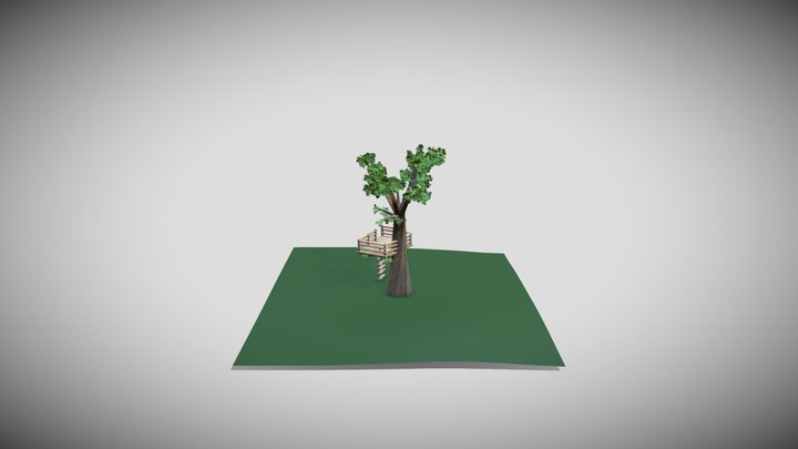 Tree Outpost 3D Model