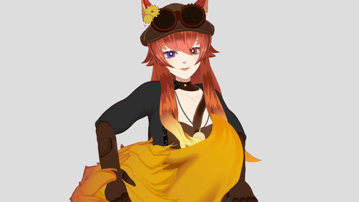 Emslea - VTuber 3D Model