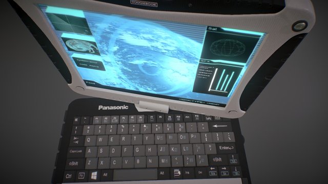 TouchBook 3D Model