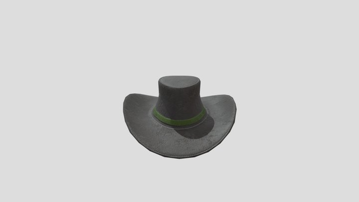 Gunslinger Hat 3D Model