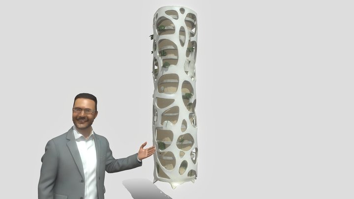 Modern Building 3d Model