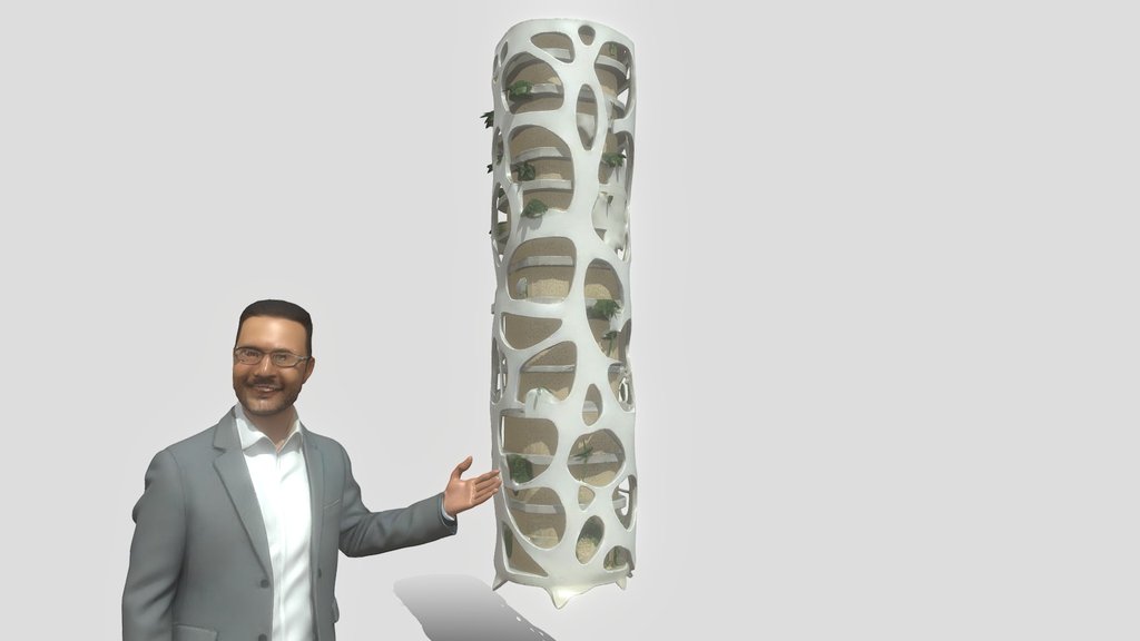 Modern Building 3d Model