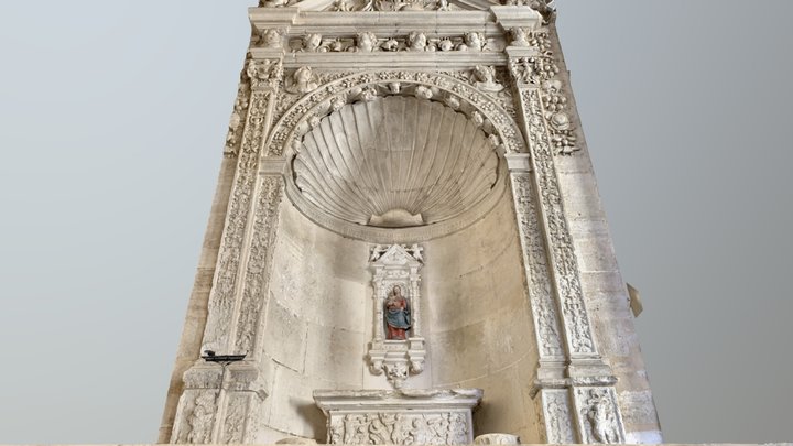 Retablo de la catedral de Segovia 3D Model