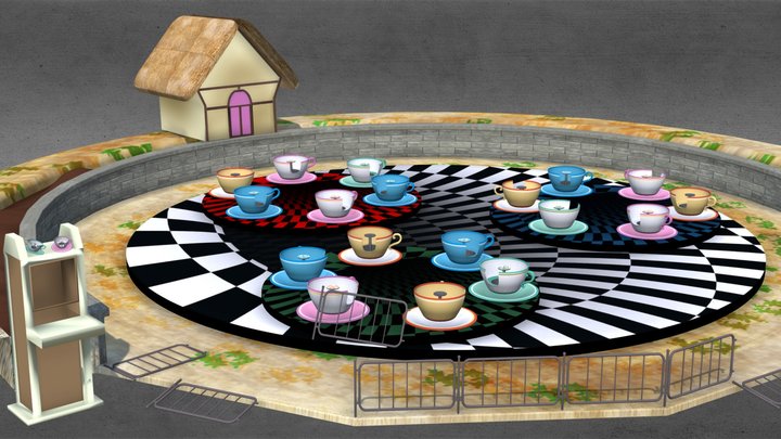 Teacups 3D Model