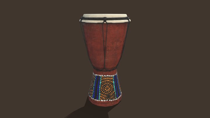 HandDrum Instrument 3D Model