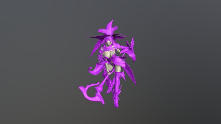 The Witch 3D Model