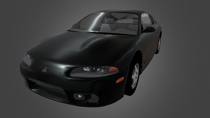 1999 Mitsubishi Eclipse GS-T 3D Model