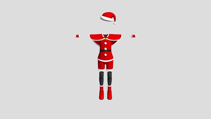 Xmas_Costume 3D Model