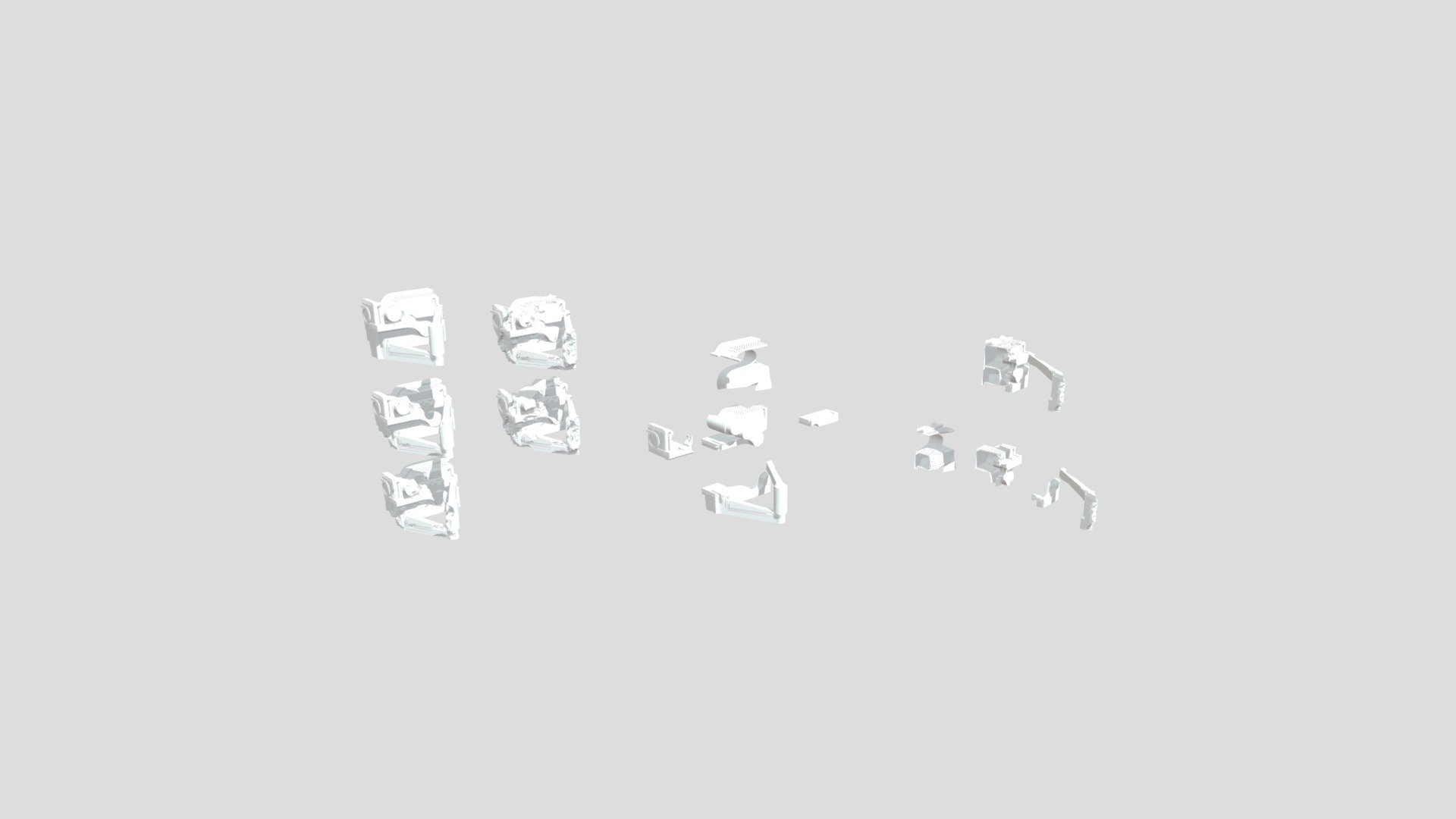 Model development, assembly and section cut