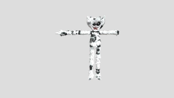Huggy Wuggy withered but better damaged 3D Model