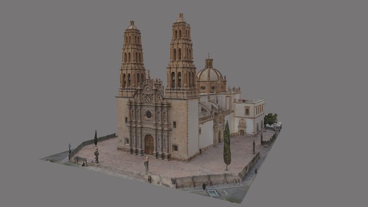 Catedral Metropolitana de Chihuahua 3D Model