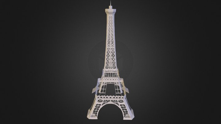 876254_эйфелевая башня 3D Model