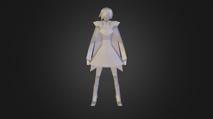 Ruby Rose(Low-Poly) 3D Model