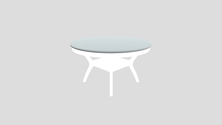 Round Large Table With Glass