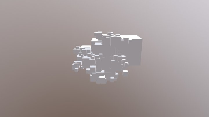 Random Cube 3D Model