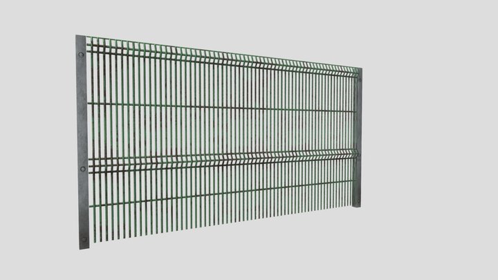 Metal fence – Modello 3D gratuito STL