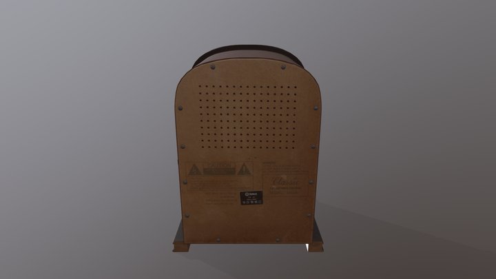 Vintage-radio 3D models - Sketchfab