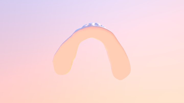 简兰-矫正后-下颚 3D Model