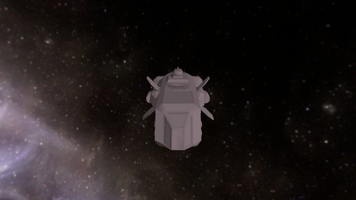 SpaceShip 3D Model