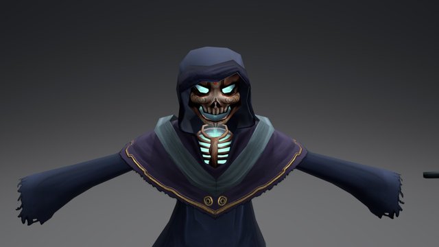 Masked Shade (T-Pose) 3D Model