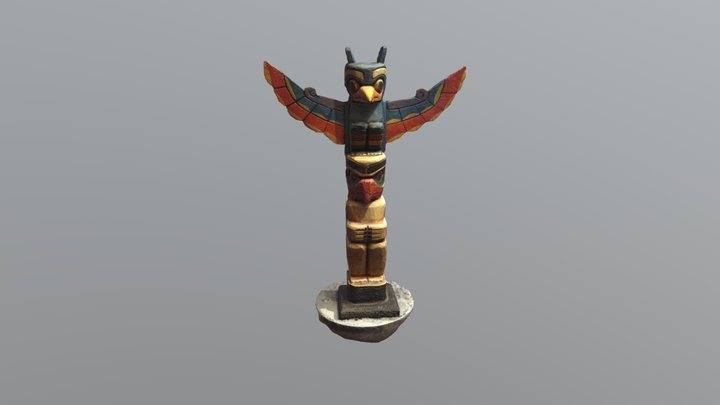 Totem Pole (Photogrammetry) 3D Model
