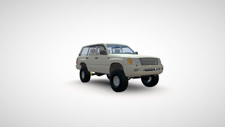 TOYOTA Land Cruser 100 3D Model