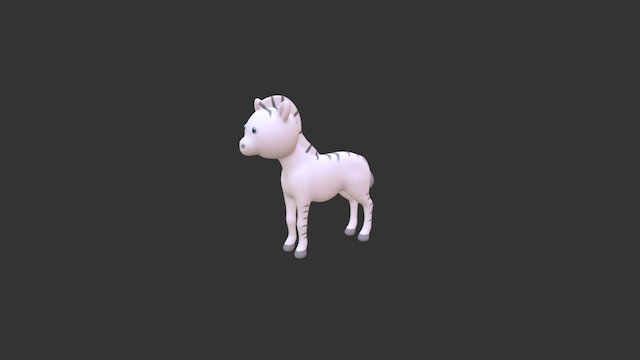 Zebra 3D Model