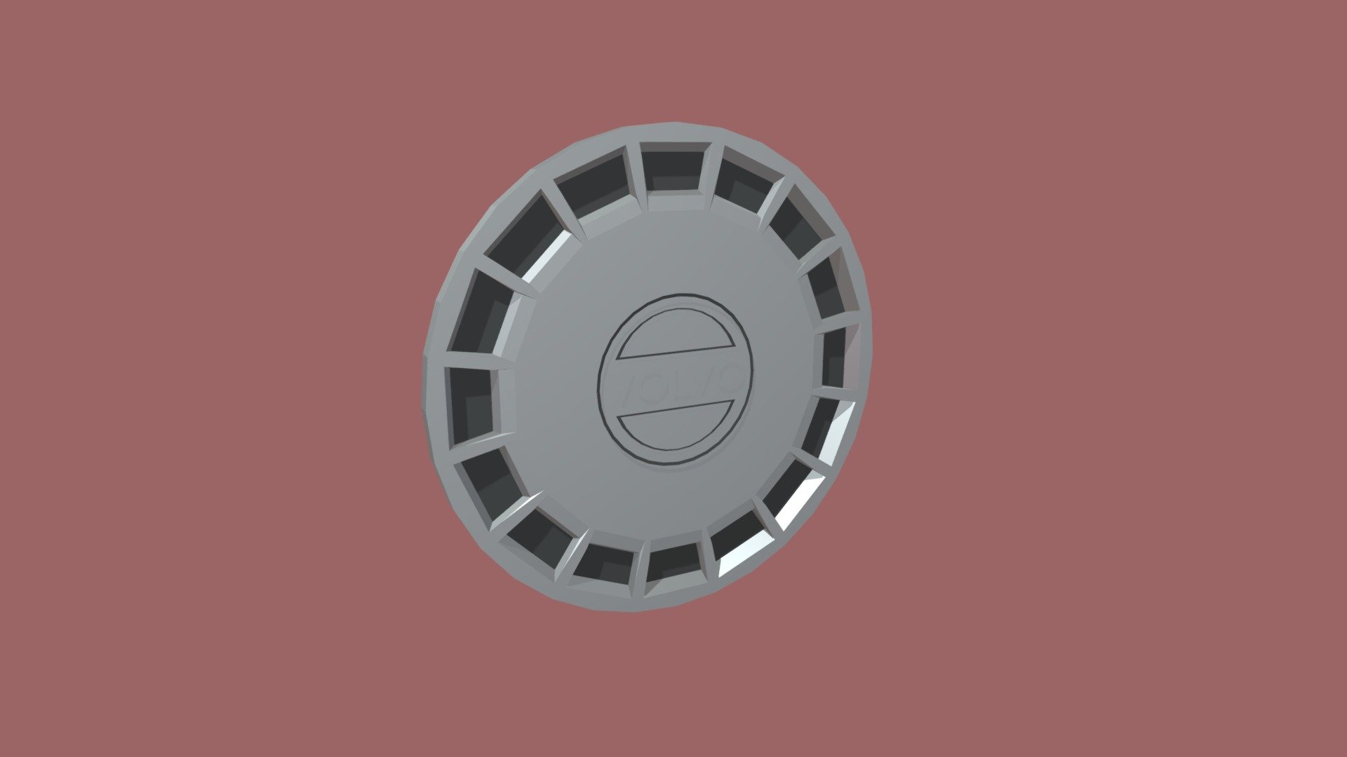 Volvo Hubcap Download Free 3D model by sweddle [b735bf0] Sketchfab