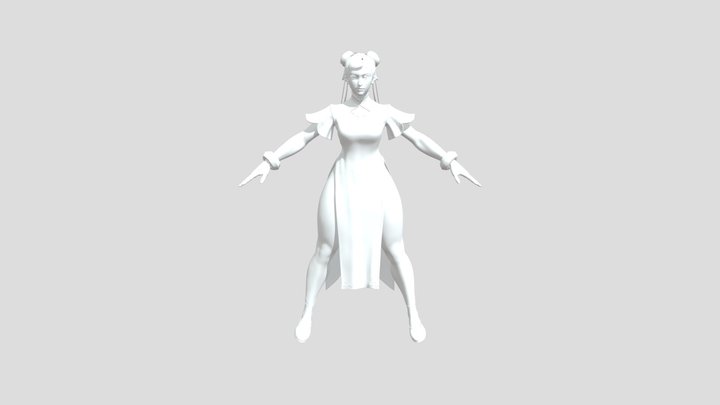 Chun li SF6 3D Model