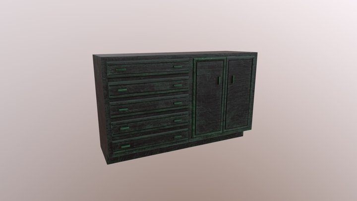 Chest of drawers / dresser 3D Model