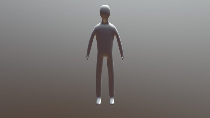 Basic Character Model 3D Model