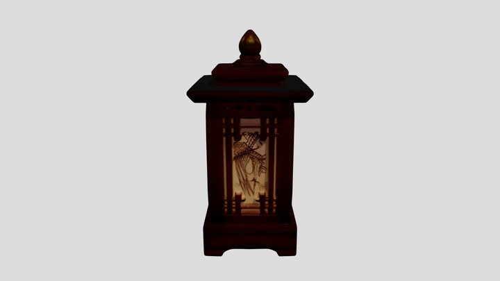 Pagoda Glow Lamp 3D Model