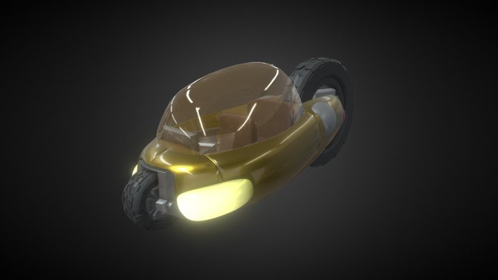 Pod Bike 3D Model