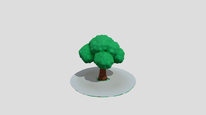 Green tree 3D Model