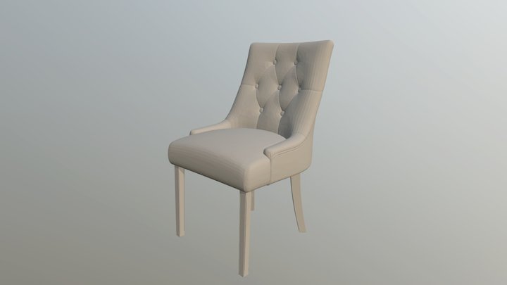 Merax Dining Chair Leisure Padded Chair 3D Model