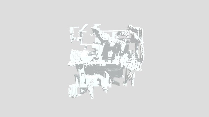First Magical Voxel Antoinette V 3D Model