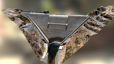Enlarged Cotter Dam 3D Model