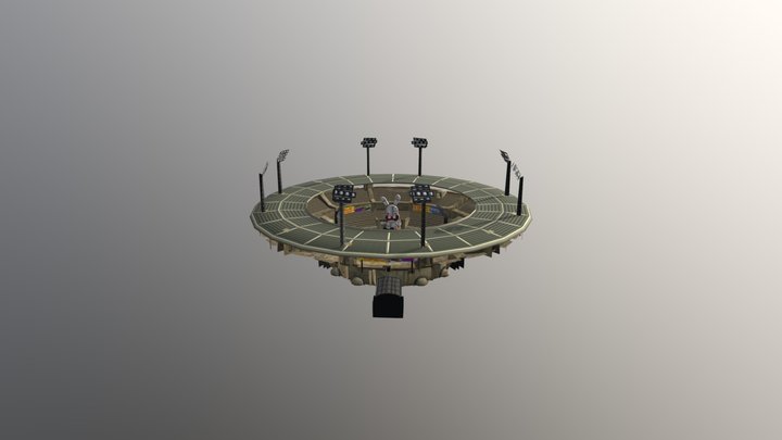 Rabbids Coliseum 3D Model