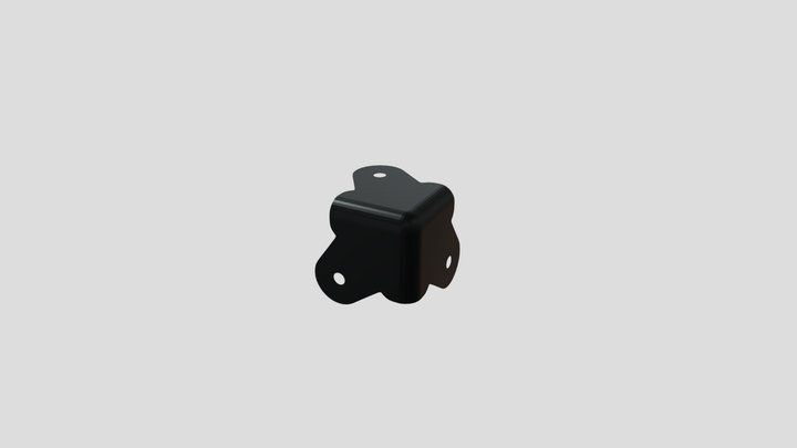 C1823K - Metal Speaker Corner Protector 3D Model