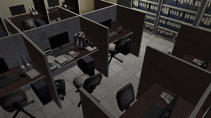 Office floor 3D Model