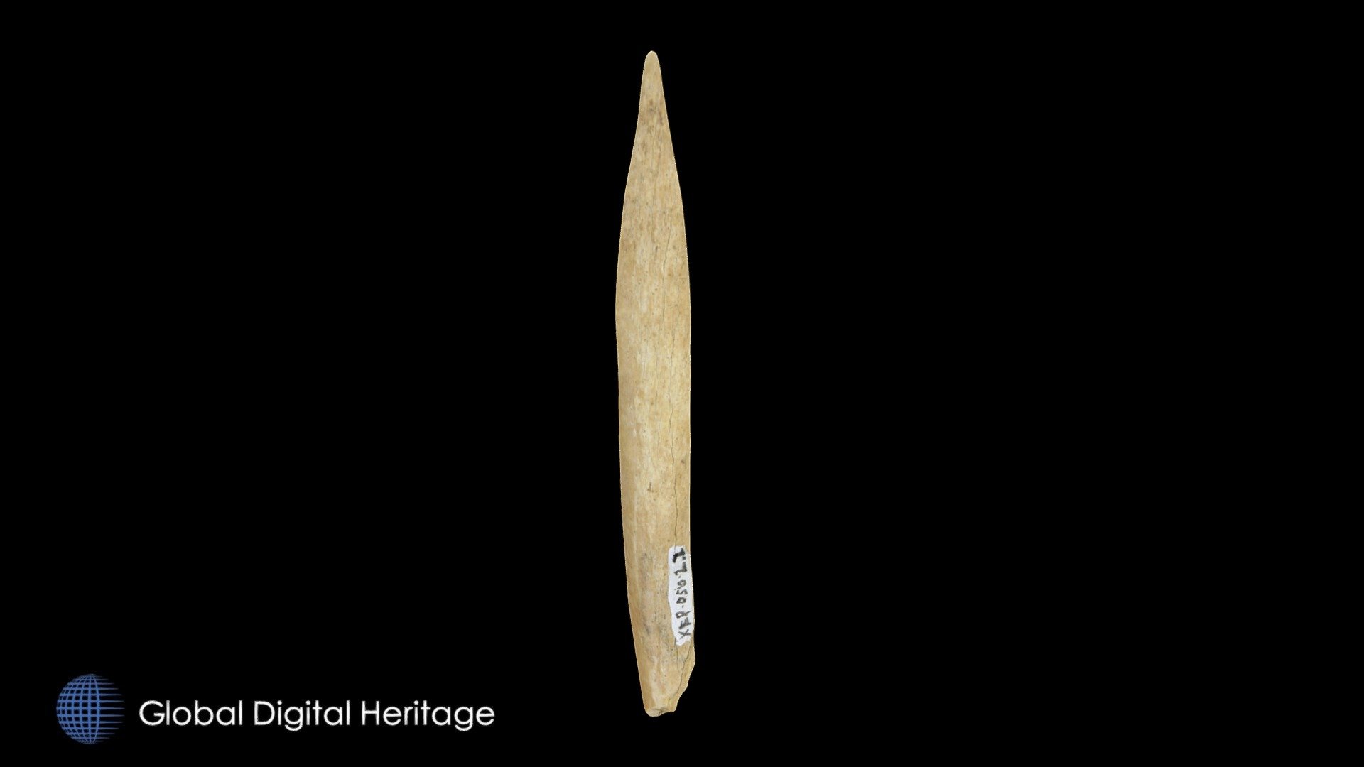 XFP-056 Bone awl, Sanak Island, Alaska.