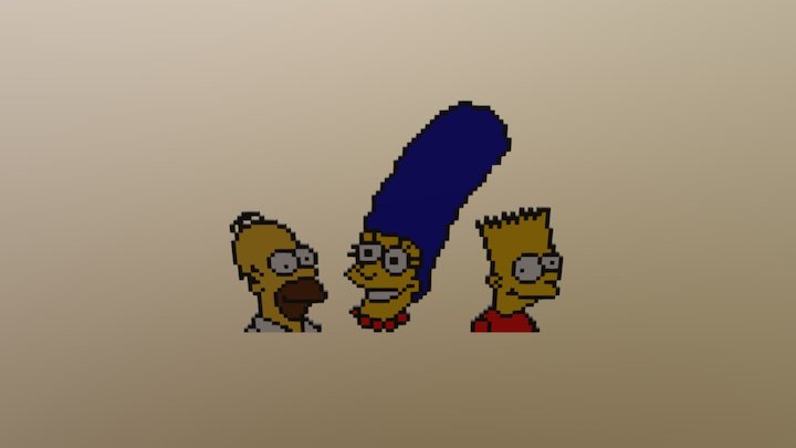 The Simpsons (WIP) 3D Model