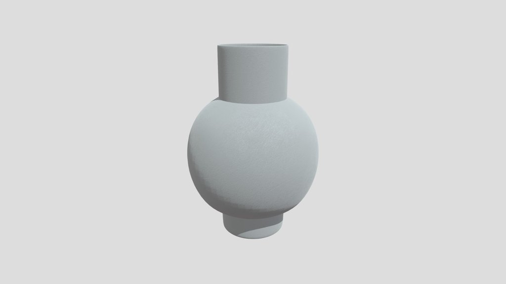 Bulb Vase With Dandelion Fluff